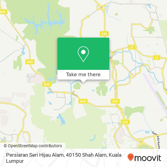 Persiaran Seri Hijau Alam, 40150 Shah Alam map