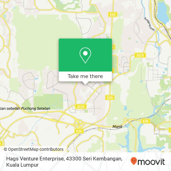 Hags Venture Enterprise, 43300 Seri Kembangan map