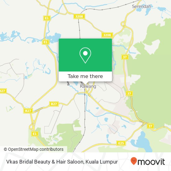 Vkas Bridal Beauty & Hair Saloon map