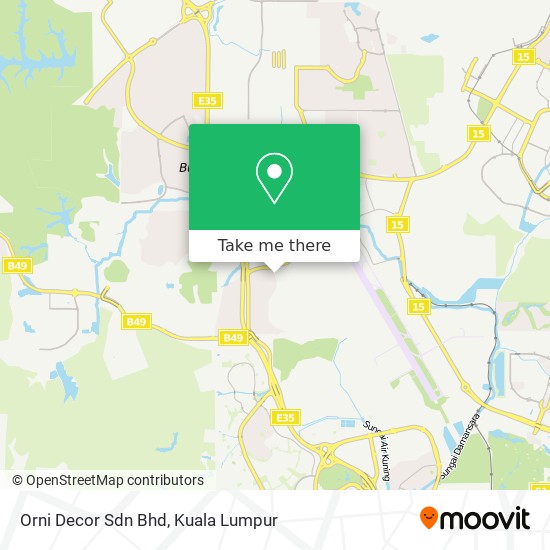 Orni Decor Sdn Bhd map