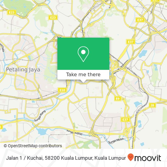 Peta Jalan 1 / Kuchai, 58200 Kuala Lumpur