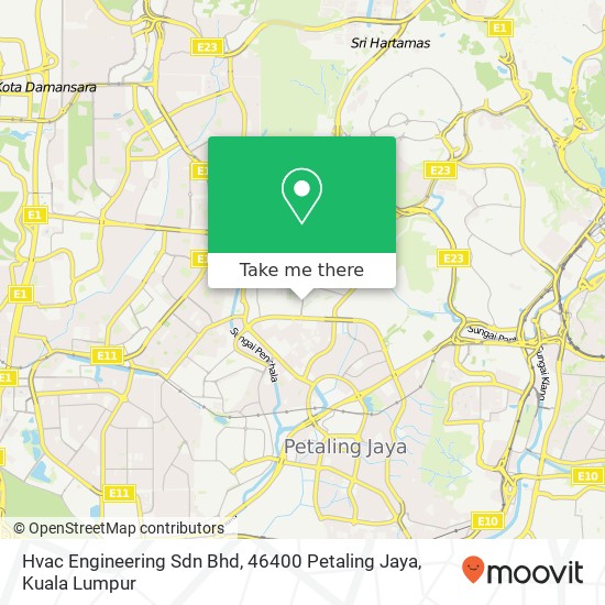 Hvac Engineering Sdn Bhd, 46400 Petaling Jaya map