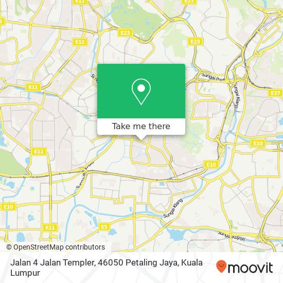 Jalan 4 Jalan Templer, 46050 Petaling Jaya map