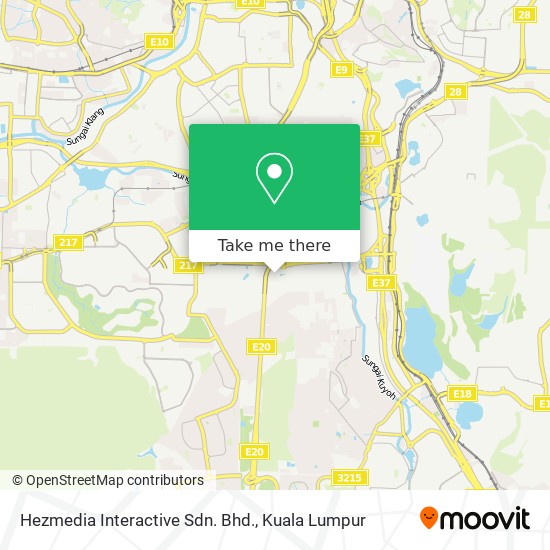 Hezmedia Interactive Sdn. Bhd. map