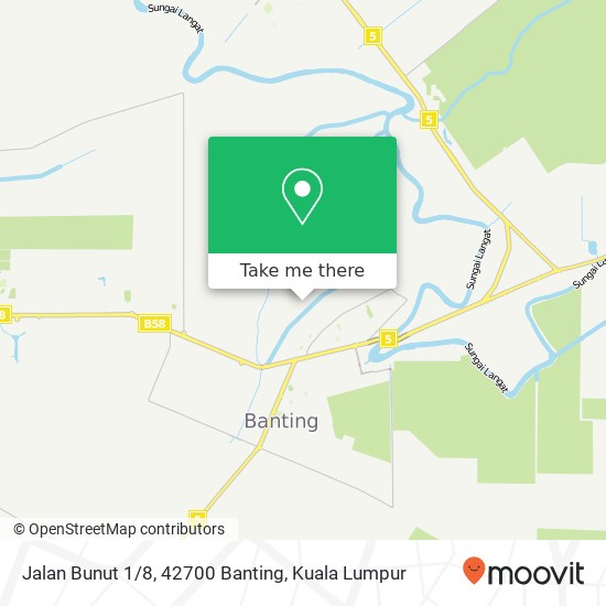 Jalan Bunut 1/8, 42700 Banting map