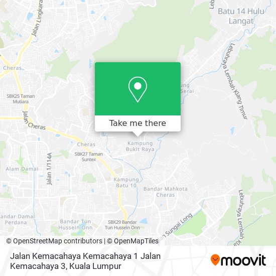 Jalan Kemacahaya Kemacahaya 1 Jalan Kemacahaya 3 map