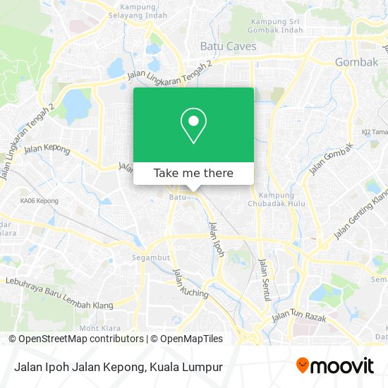 Jalan Ipoh Jalan Kepong map