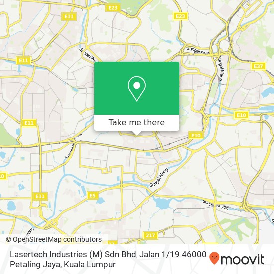 Lasertech Industries (M) Sdn Bhd, Jalan 1 / 19 46000 Petaling Jaya map
