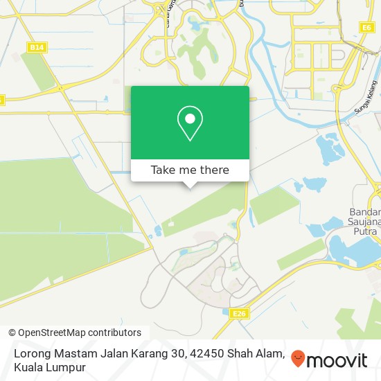 Lorong Mastam Jalan Karang 30, 42450 Shah Alam map