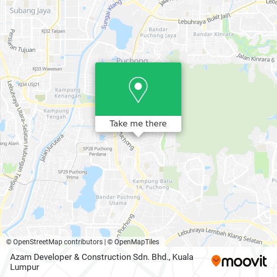 Azam Developer & Construction Sdn. Bhd. map