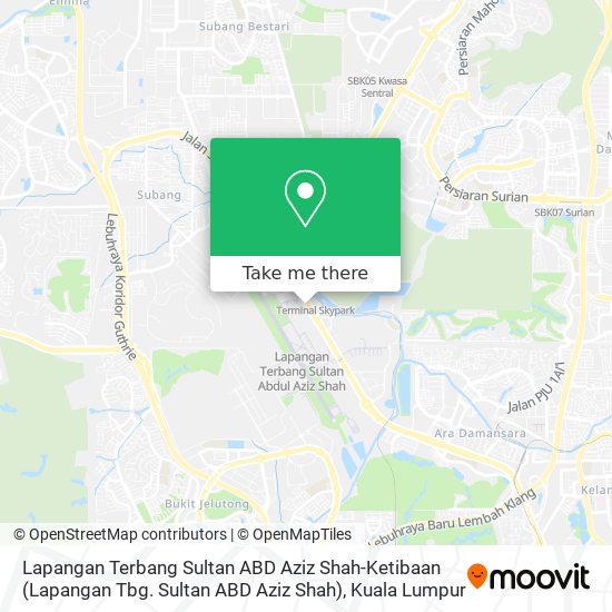 How To Get To Lapangan Terbang Sultan Abd Aziz Shah Ketibaan Lapangan Tbg Sultan Abd Aziz Shah In Petaling Jaya By Bus Train Or Mrt Lrt