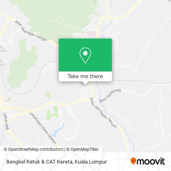 Bengkel Ketuk & CAT Kereta map