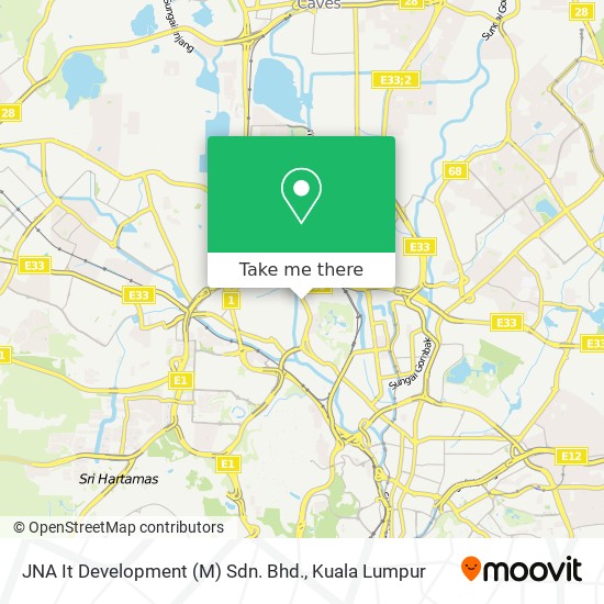 Peta JNA It Development (M) Sdn. Bhd.