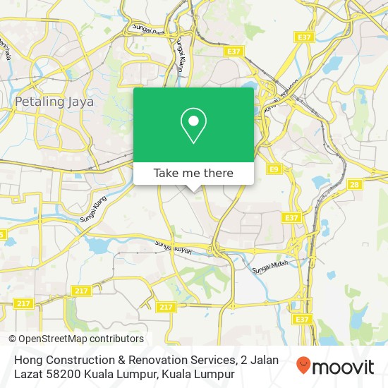 Peta Hong Construction & Renovation Services, 2 Jalan Lazat 58200 Kuala Lumpur