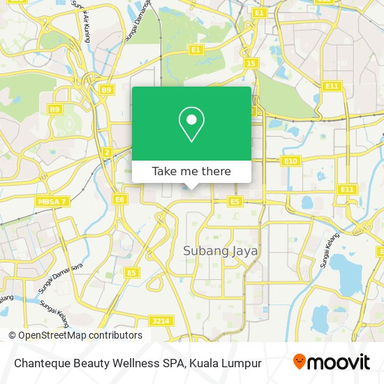 Chanteque Beauty Wellness SPA map