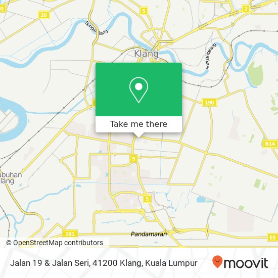 Jalan 19 & Jalan Seri, 41200 Klang map