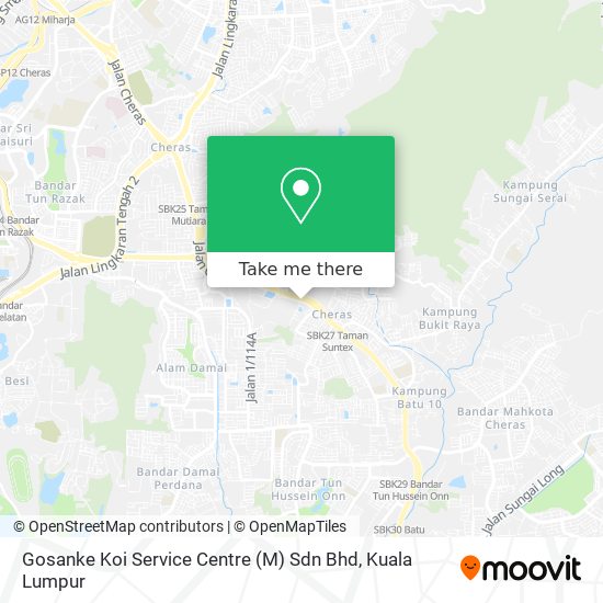 Peta Gosanke Koi Service Centre (M) Sdn Bhd