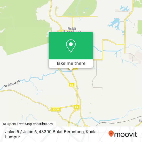 Jalan 5 / Jalan 6, 48300 Bukit Beruntung map