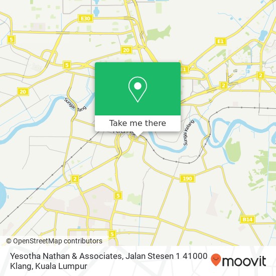 Yesotha Nathan & Associates, Jalan Stesen 1 41000 Klang map