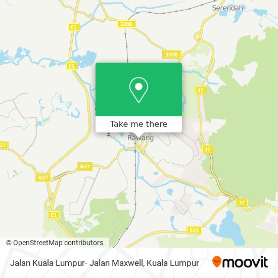 Jalan Kuala Lumpur- Jalan Maxwell map