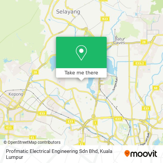 Peta Profmatic Electrical Engineering Sdn Bhd