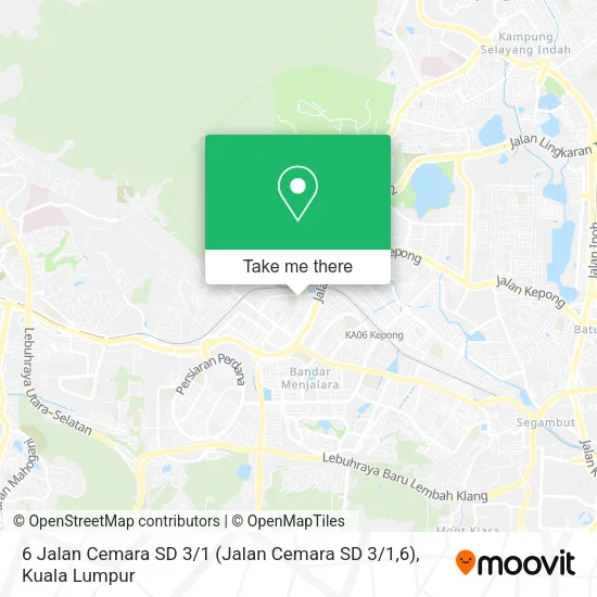 6 Jalan Cemara SD 3 / 1 (Jalan Cemara SD 3 / 1,6) map