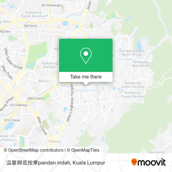 温馨脚底按摩pandan indah map