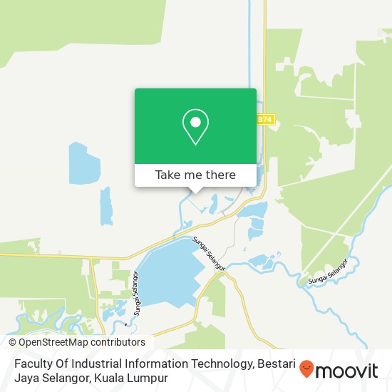 Faculty Of Industrial Information Technology, Bestari Jaya Selangor map