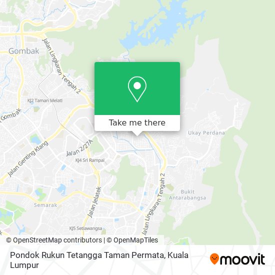 Pondok Rukun Tetangga Taman Permata map