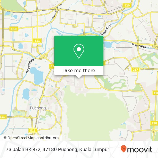 73 Jalan BK 4/2, 47180 Puchong map