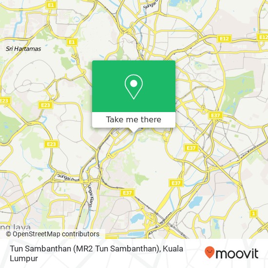 Tun Sambanthan (MR2 Tun Sambanthan) map