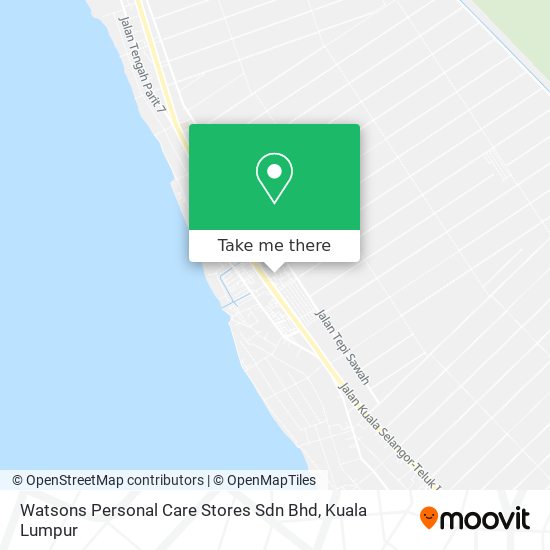 Peta Watsons Personal Care Stores Sdn Bhd