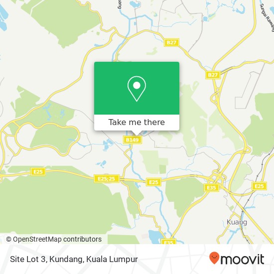 Site Lot 3, Kundang map