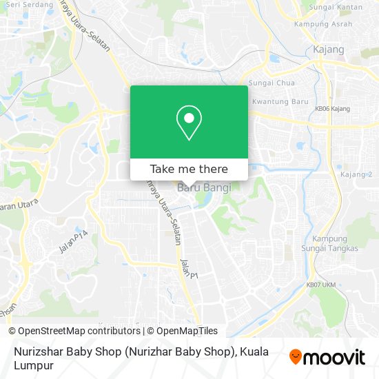 Peta Nurizshar Baby Shop (Nurizhar Baby Shop)