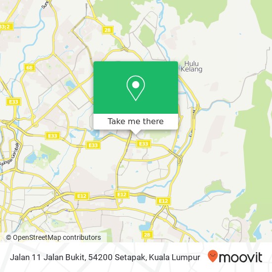 Jalan 11 Jalan Bukit, 54200 Setapak map