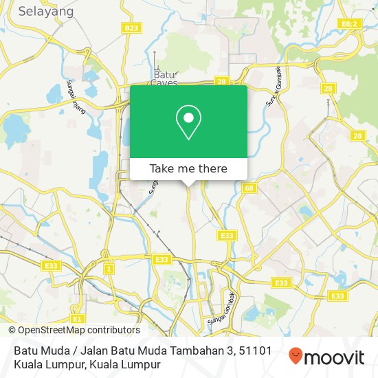 Peta Batu Muda / Jalan Batu Muda Tambahan 3, 51101 Kuala Lumpur