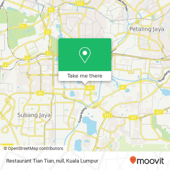 Restaurant Tian Tian, null map