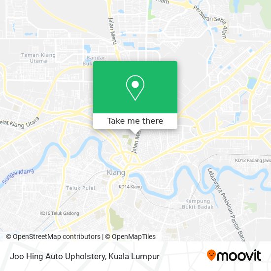Joo Hing Auto Upholstery map