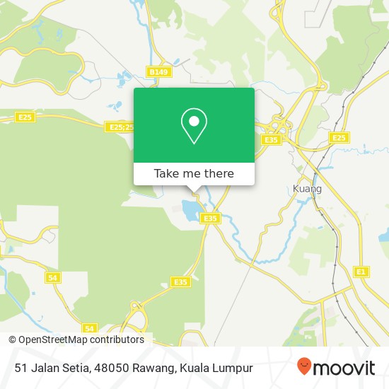 51 Jalan Setia, 48050 Rawang map