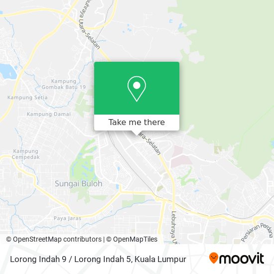 Peta Lorong Indah 9 / Lorong Indah 5