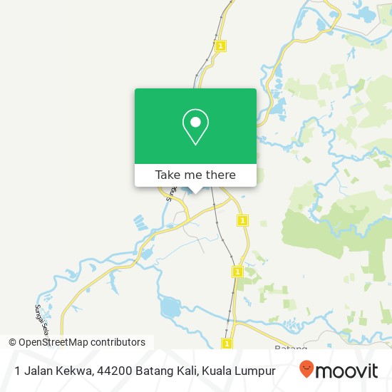 1 Jalan Kekwa, 44200 Batang Kali map