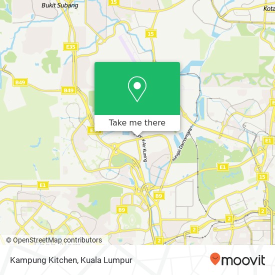 Kampung Kitchen map