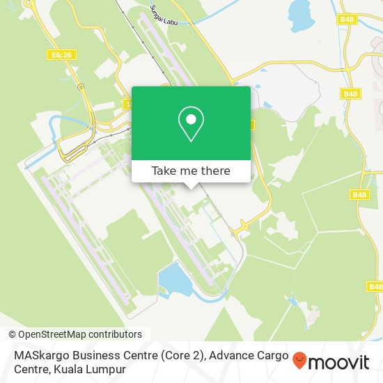 MASkargo Business Centre (Core 2), Advance Cargo Centre map