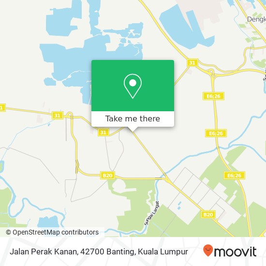 Peta Jalan Perak Kanan, 42700 Banting