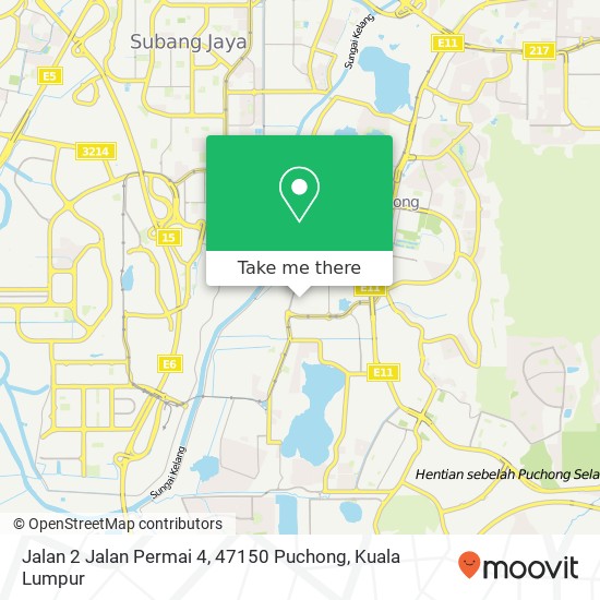 Jalan 2 Jalan Permai 4, 47150 Puchong map