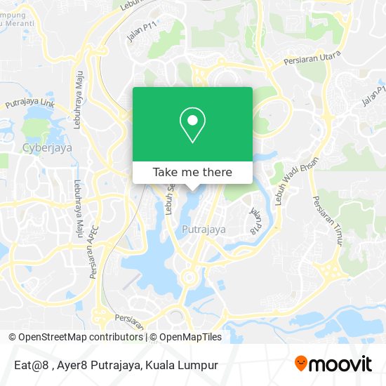 Peta Eat@8 , Ayer8 Putrajaya