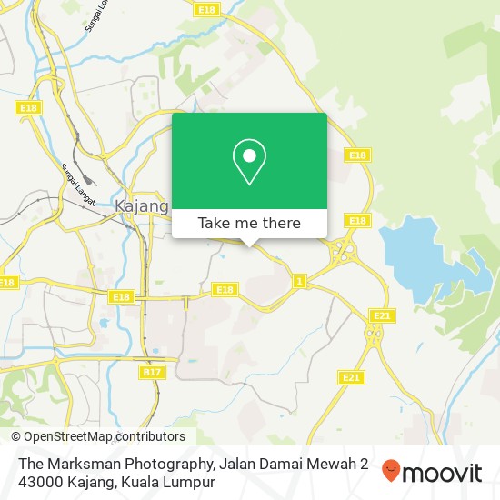 The Marksman Photography, Jalan Damai Mewah 2 43000 Kajang map