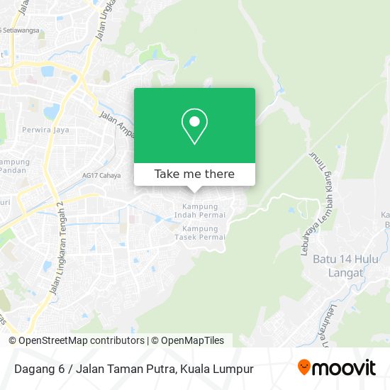 Peta Dagang 6 / Jalan Taman Putra