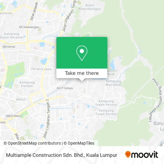 Multiample Construction Sdn. Bhd. map