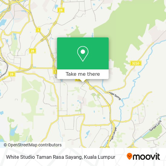 Peta White Studio Taman Rasa Sayang